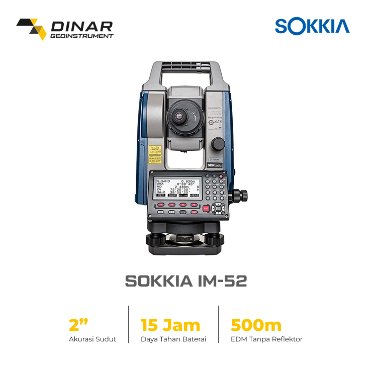 Spesifikasi Total Station Sokkia IM 52 Yogyakarta