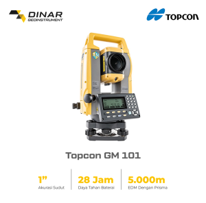 Total Station Topcon GM-101 untuk alat ukur konstruksi dan pemetaan