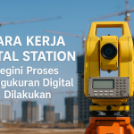 Cara Kerja Total Station