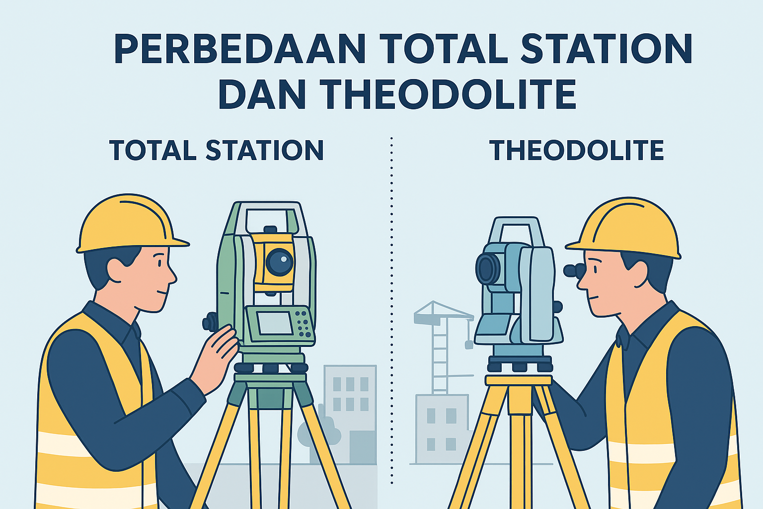 Perbedaan Total Station dan theodolite