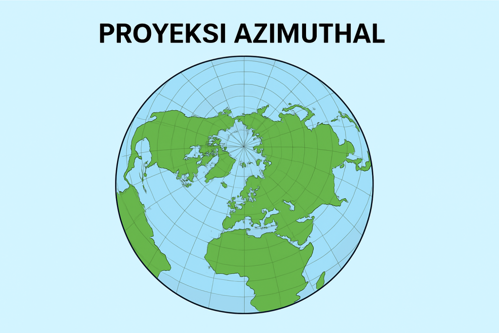 Proyeksi Azimuthal: Jenis, Ciri, dan Kegunaannya dalam Pemetaan