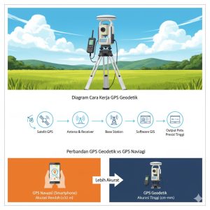 Bagian-Bagian GPS Geodetik dan Penjelasannya